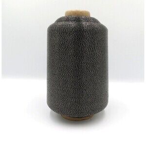 Lurex Branded Gray Metallic Thread "Gun Metal" Soft/Fine 1/127 Dye Resist 680grs